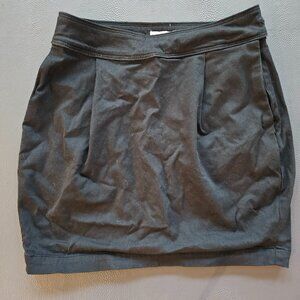 7 For All Mankind Black Mini Skirt